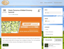 Tablet Screenshot of blog.pastatoscana.it